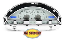 Dakota Digital Vhx-56f-pu-s-b - 1956 Ford Pickup Vhx Gauge Kit - Silverblue Dakota Digital Vhx-56f-pu-s-b - 1956 Ford Pickup Vhx Gauge Kit - Silverblue