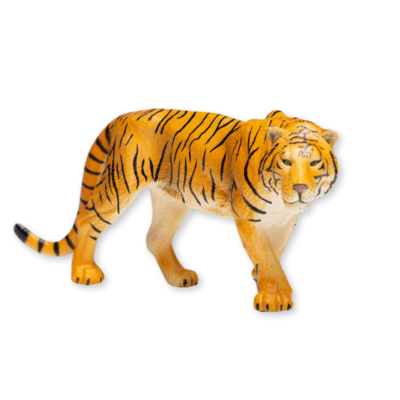 #ad ZAGA Toys Orange Bengal Tiger Realistic Animal Figurine for hands on play $7.99