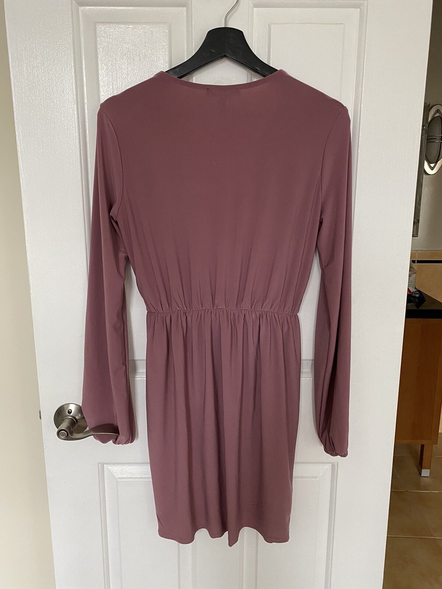 Forever 21 pink wrap long sleeve dress size medium | eBay Forever 21 pink wrap long sleeve dress size medium | eBay