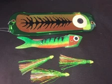 High Percentage Trolling Bait/Meat Rig/ Bite My Herring Strip And 8” Flasher