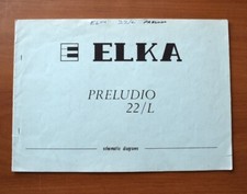 ELKA PRELUDIO 22/L Original Service Manual repair Schematic diagrams - Schemes