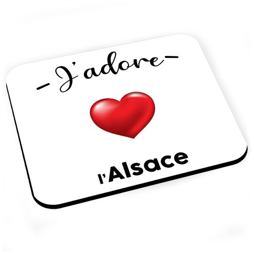 Tapis De Souris Personnalisé – Alsace Réf 301 – Motif Au Choix – Neuf