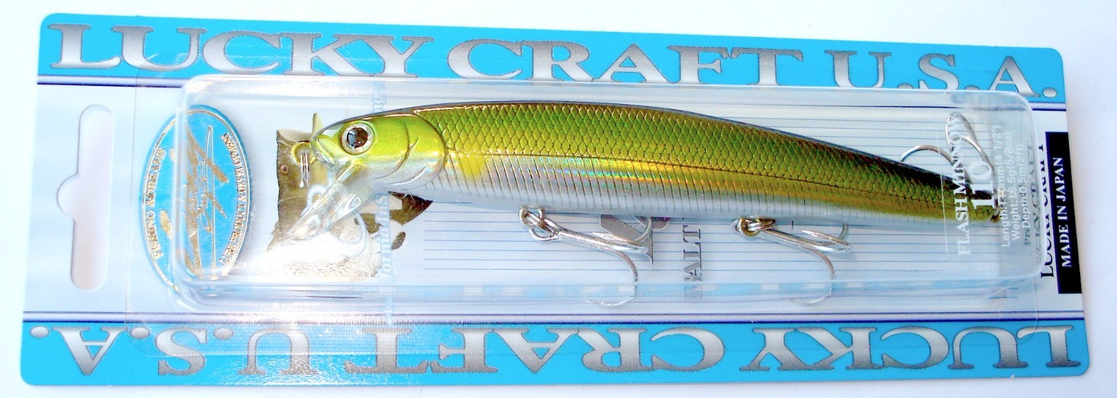 LUCKY CRAFT Lucky Craft Flashminnow ' One Size 711 Super Glow - Foto 9