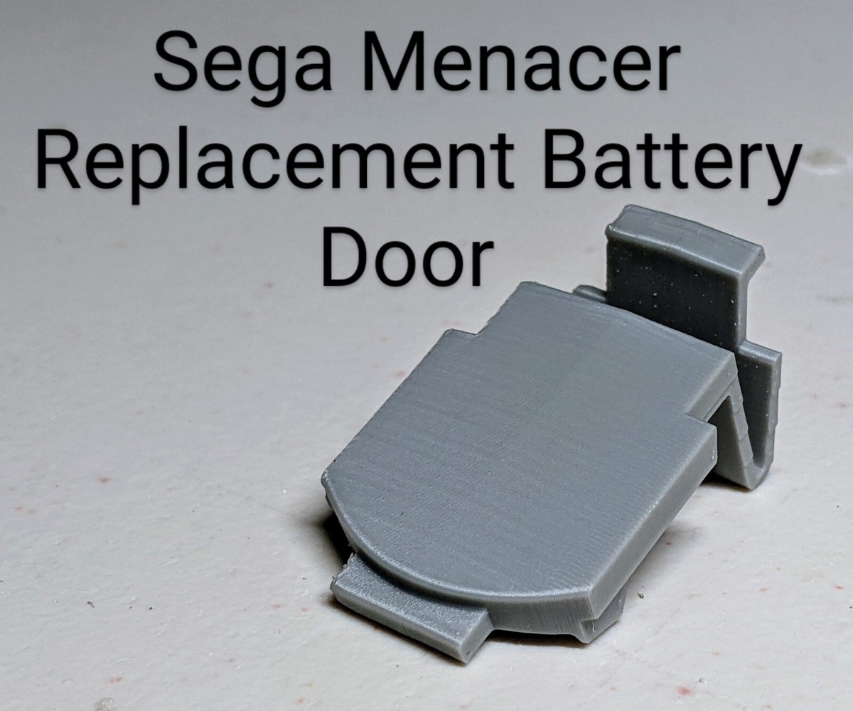 Sega Menacer Replacement Battery Door