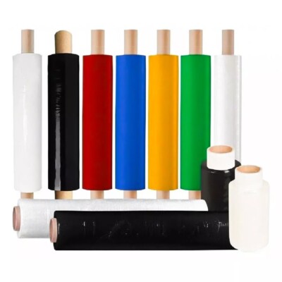 6 x Palette Stretchfolie Schrumpffolie für industrielle Anwendungen - alle Größen