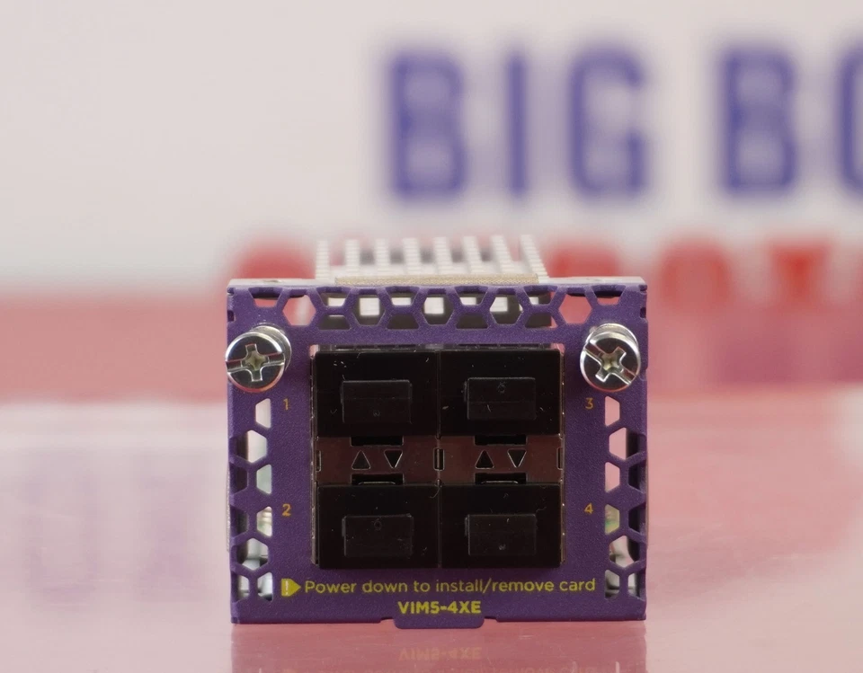 Extreme Networks VIM5-4XE Expansion Module for X465 Series Switches - Brand New - Image 4 of 4