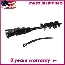 200mm Diameter Auger Drill Fits For  Mini Excavator Small Digger  1Ton-1.5Ton US