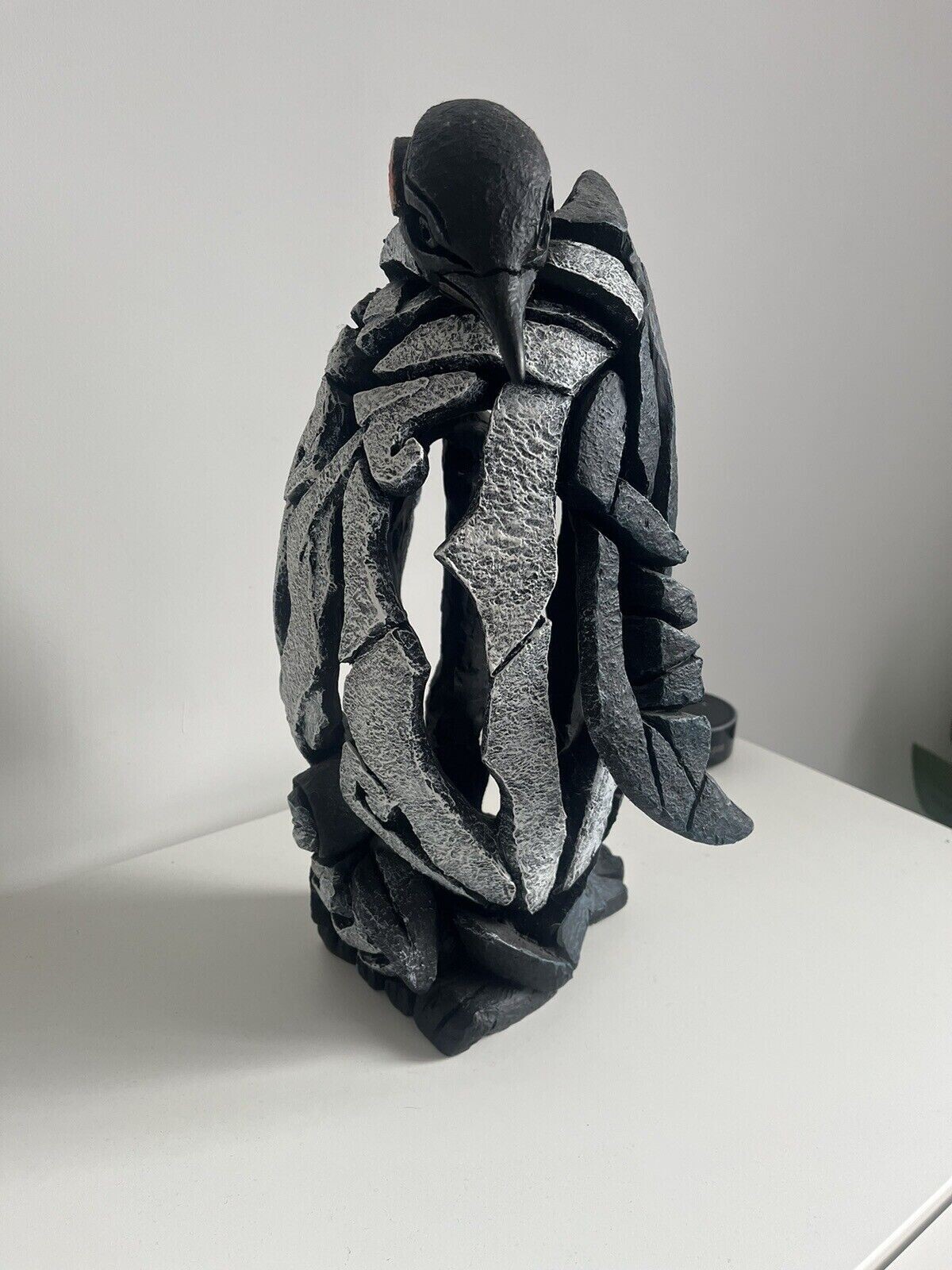 Edge Sculpture Penguin with baby chick by Matt Buckley eBay