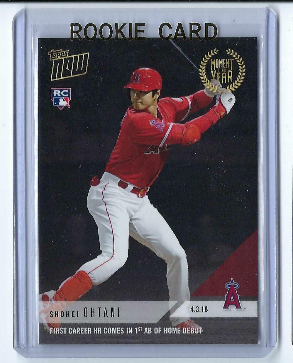 Shohei Ohtani 2018 Topps Now #MOY-1 Moment of the Year