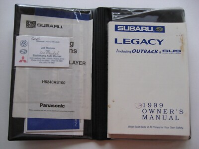1999 Subaru Legacy/Outback Owners Manual eBay