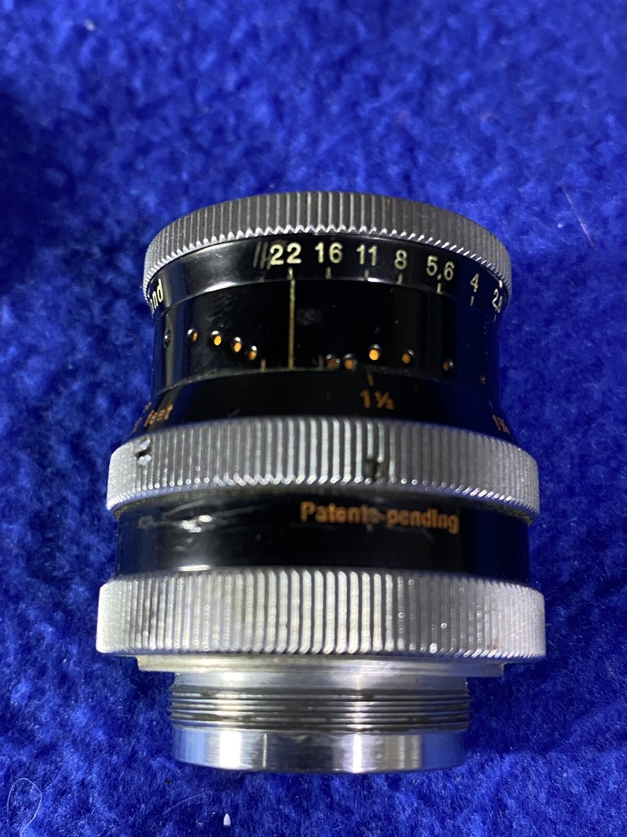 Kern-Paillard Switar Lens 25mm 1:1,5 AR No 109825 Switzerland