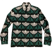 Prada Runway Shirt Lily Print Miuccia Lux Archival