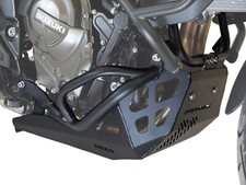 Paramotore inferiore + paracoppa acciaio nero HEED Suzuki V-Strom 800 SE / DE