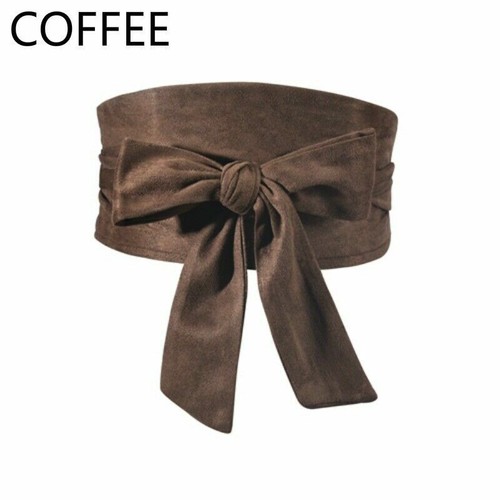 Cinturón Obi japonés de gamuza sintética para mujer para kimono Yukata corsé ancho cintura - Imagen 15 de 19