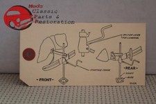 37 38 39 40 41 Chevy Jack Instructions Wire-on Tag All Passenger Cars