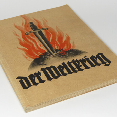 WWI German Cigarette Card Album w/192 photos WW1 France, Poland, Italy,  Romania