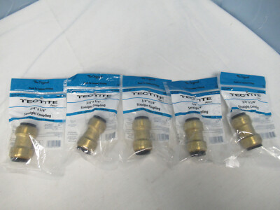 Lot of 5 TECTITE by Apollo FSBC34 3/4'' x 3/4'' Straight Coupling 670750903847