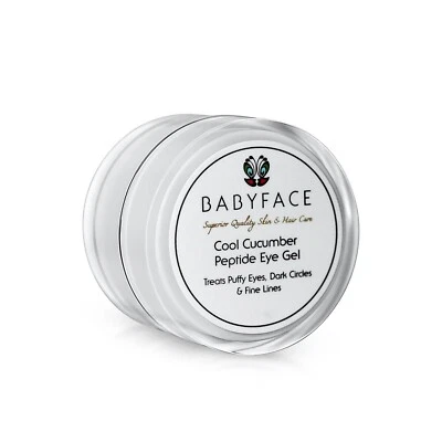 Babyface Cucumber Eye Gel, Puffy Eyes, Dark Circles, Wrinkles, Brightening