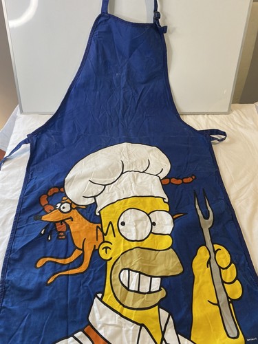 The Simpsons Homer Simpson Apron 100 Cotton 05 Santa S Little Helper q Ebay
