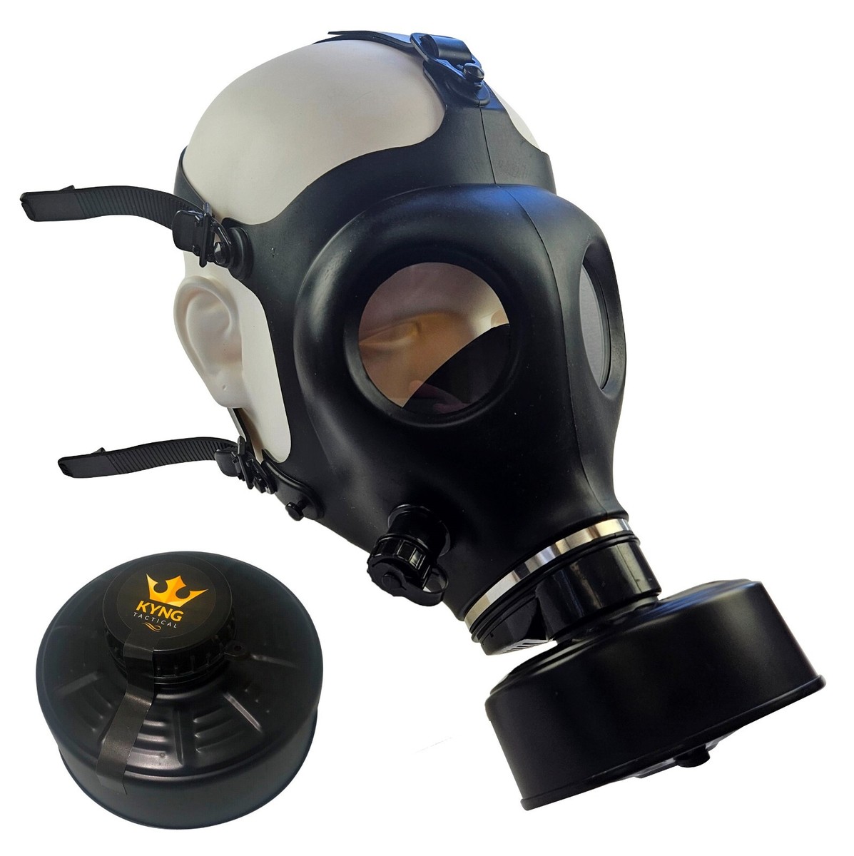 Kyng Tactical Israeli Style Respirator Gas Mask w/ Sealed 40mm