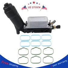 Engine Oil Cooler Filter Housing For Jeep Dodge Chrysler 3.6L V6 11-13 5184294AE