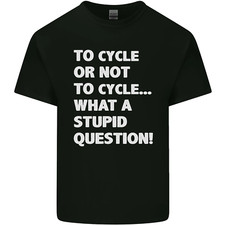 Cycling To Cycle Funny Cyclist Bicycle Bike Mens Cotton T-Shirt Tee Top