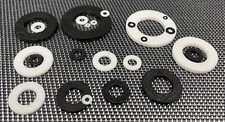 ISO7089 Plastic washer flat M1.6 M2.5 M2 M3 M4 M5 M6 M8 M10 M12 M16 M20 BLK, WH