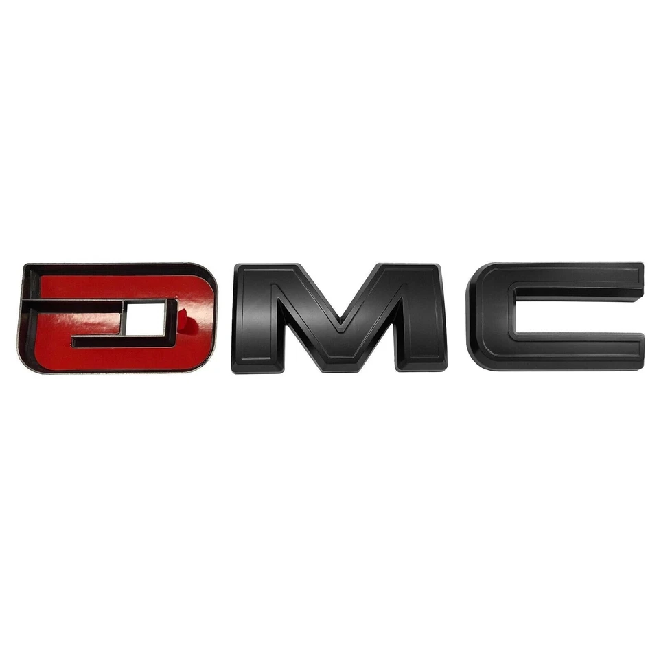 Front Only Matte Black Emblem Overlay 2019-2023 GMC Sierra 1500 2500HD 3500HD - Image 3 of 3