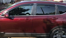 AVS 3M Tape-On Smoke Rain Guards Vent Visors Shade for 2017-2022 Honda CRV SUV