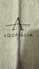 Large Aquatalia Storage Drawstring Dust Bag 100 Cotton Gray 19" x 21"