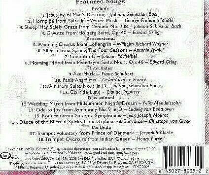 Die InStyle Hochzeitskollektion: Beste Musik für Ihre Hochzeit CD NEU 18 Lieder - Bild 2 von 2