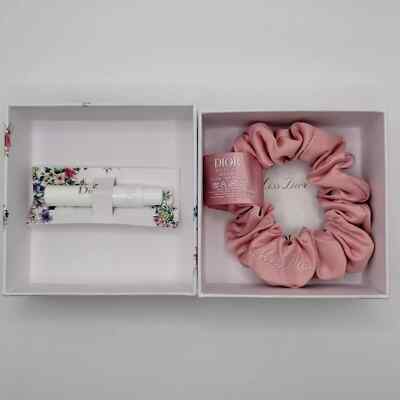 Dior Pink Hair Scrunchie Christian Dior Hair tie Scrunchie Chouchou Pink Giveaway  main image 3