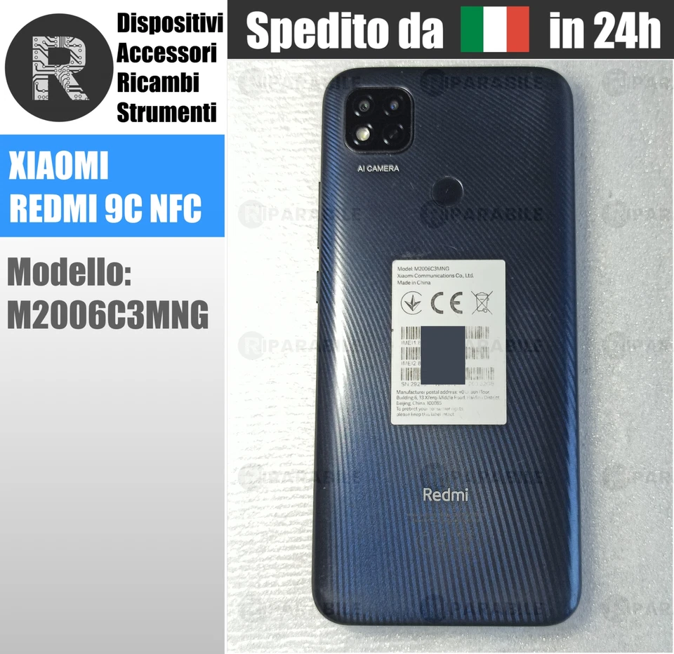 Xiaomi Redmi 9c NFC M2006C3MNG Dual SIM + SD 2/32 6.53" Usato TESTATO GARANTITO - Immagine 2 di 4