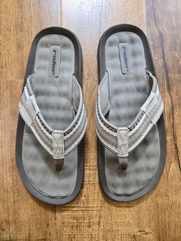 Sandalias Rider Chanclas Hombre Talla 12 Playa Viaje Casa Paseo Foto 2 de 4