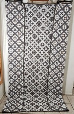 Dada Bedding Tristan Patchwork Quilt Set Queen 3pc Charcoal Grey Cotton Blend