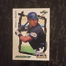 Score 1995 Brian Hunter Rookie #297 Houston Astros MLB Baseball Trading Card. rookie card picture