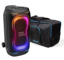 JBL PartyBox 330 Black Portable Party Speaker with divvi Transport Bag