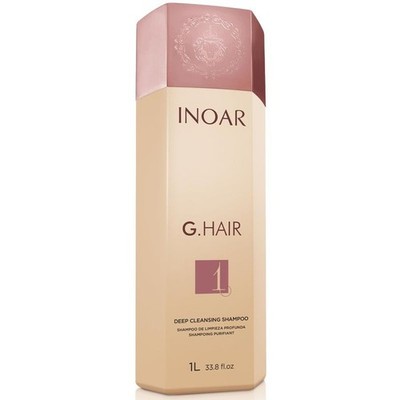 INOAR GHair Premium Shampoo Step 1 w/ Keratin Deep Cleansing & Hair Preparation