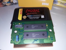 Brutal Above The Claw Sega 32x CIB W Manual Authentic Tested And Working
