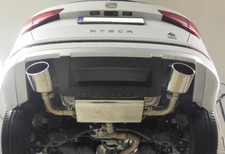 FOX Sportauspuff Seat Ateca 5FP, 2.0l TSI, Bj. ab 2017, 160x90mm oval re/li