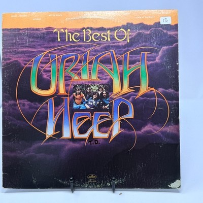 Uriah Heep   The Best Of Uriah Heep LP Record 1976 Mercury Hard Rock 33 RPM