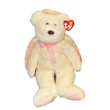 Ty Beanie Babies Halo The Bear Angel Shimmer Wings Stuffed Animal Plush