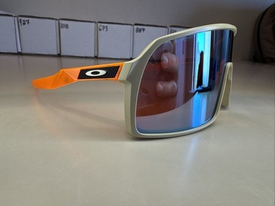 Oakley OO9406-A537 Orange And Tan Frames/Blue Prizm Lens #645