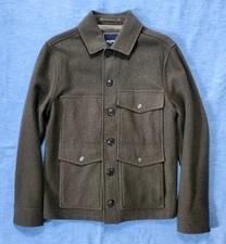 Todd snyder Size Medium Wool Cruiser Jacket Olive Green