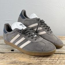 Adidas GAZELLE IH2631 Real Madrid Grey Suede Gum Sole Soccer Sneakers Sz 13
