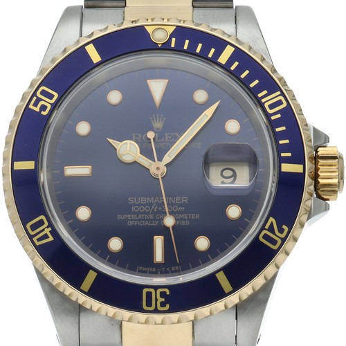 Rolex Submariner 16613LB 40 mm Blue Dial