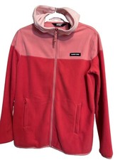 Lands' End Jacket Girl  s Fleece Full Zip Size 14-16 Hoodie
