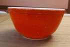 Vintage PYREX Primary Colors Red No. 402 1.5 quart Nesting Mixing Bowl EUC