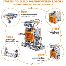 STEM Solar Robots Kit for Kids 8+ | Educational Science Toy