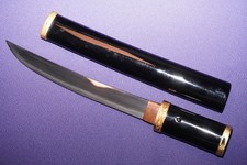 Oct(94) Antique Japanese Sword Satsuyoshi Oku Motoyasu Tanto in Koshirae